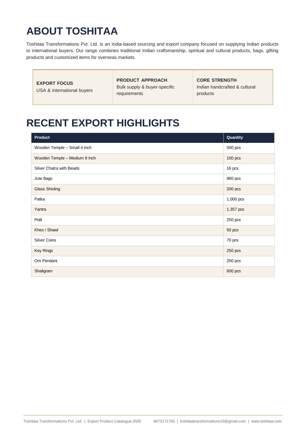 Export Product Catalogue, page 3 of 8